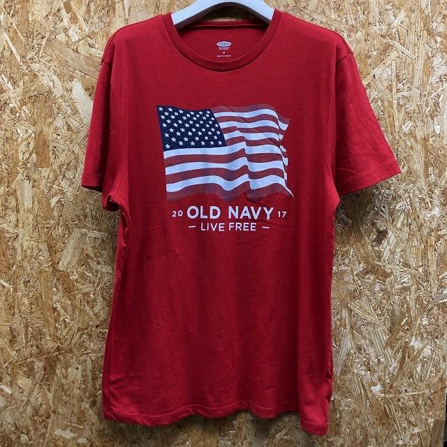 Old Navy オールドネイビー Mサイズ メンズ Tシャツ 星条旗 アメリカ プリント カットソー 丸首 半袖 綿 ポリエステル レッド 赤 Ts031 Undo Rowa ヤフー店 通販 Yahoo ショッピング