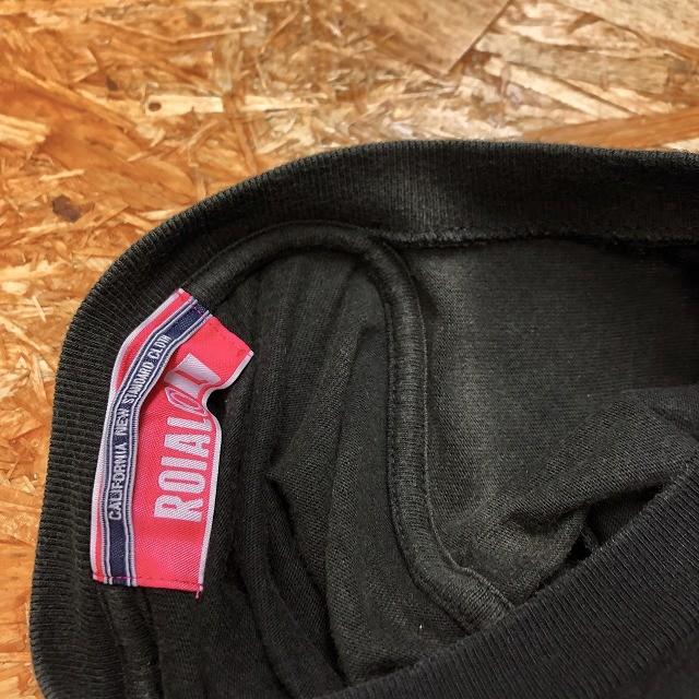 ロイヤル ROIAL Lサイズ レディース Tシャツ 両面スパンコールロゴ  