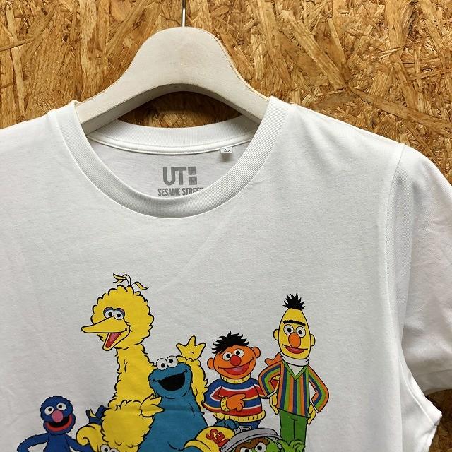 コラボ Ut Uniqlo Sesame Street ユニクロ セサミストリート L レディース Tシャツ キャラクタープリント 丸首 半袖 ホワイト 白 Ts Undo Rowa ヤフー店 通販 Yahoo ショッピング