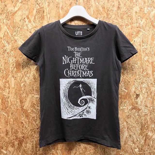 Ut Uniqlo Disney ユニクロ ディズニー M レディース Tシャツ 半袖 Tim Burton S The Nightmare Before Christmas 綿100 グレー系 Ts Undo Rowa ヤフー店 通販 Yahoo ショッピング