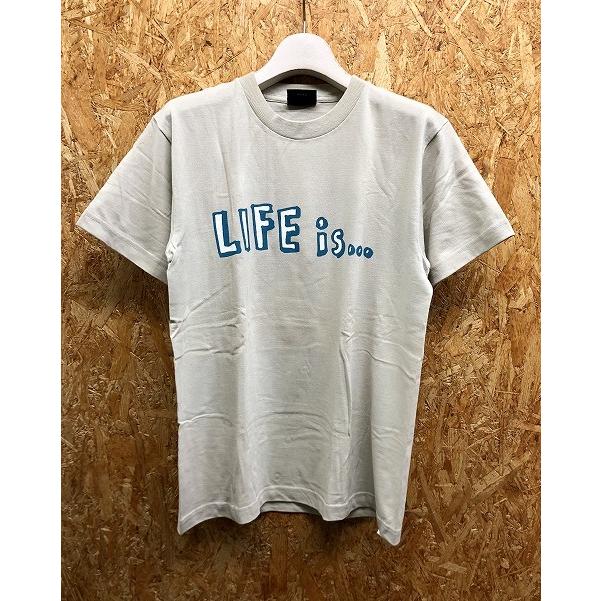 平井堅 Ken Hirai Tシャツ 『LIVE TOUR 2003 LIFE Is...』 音楽 ツアーT ライブT 丸首 半袖 カットソー 綿100% グレージュ系 メンズ｜undo-rowa