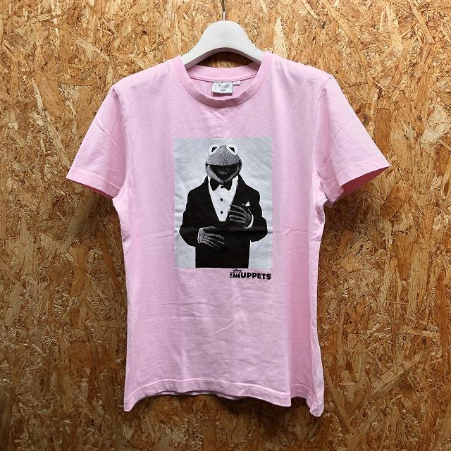 Disney The Muppets ディズニー ザ マペッツ M メンズ Tシャツ カーミット キャラクタープリント カットソー 丸首 半袖 綿100 ピンク Ts Undo Rowa ヤフー店 通販 Yahoo ショッピング