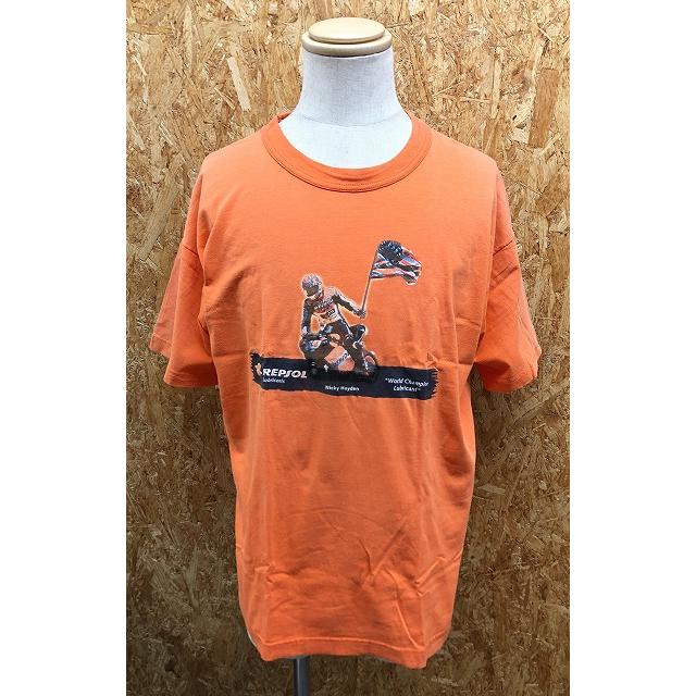 ブランド不明 インポート古着 Tシャツ 両面プリント バイクレーシング 