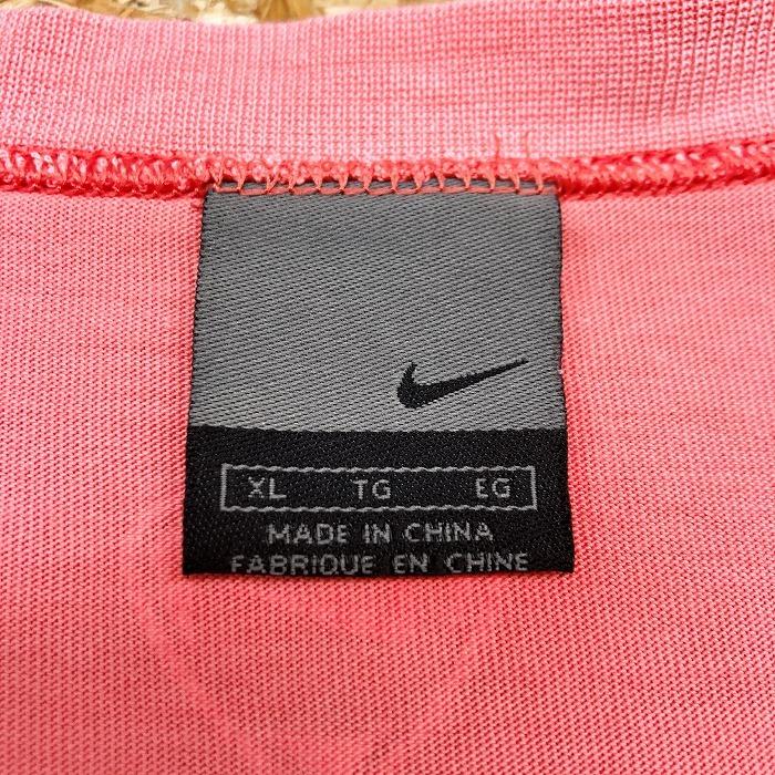 Nike ナイキ Xl メンズ Tシャツ カットソー ロゴプリント タイガー サッカー 丸首 フリーダムスリーブ 長袖 綿100 サーモンピンク Ts Undo Rowa ヤフー店 通販 Yahoo ショッピング