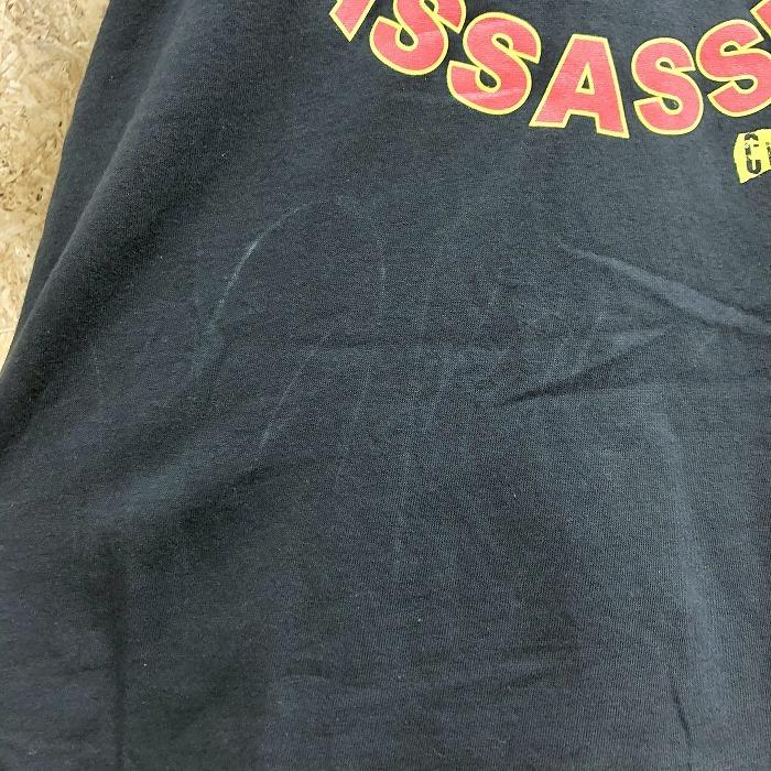 NJPW 新日本プロレス L メンズ(レディース？) サイン入りTシャツ 『THE AERIAL ASSASSION / CHAOS』 カットソー 丸首 半袖 綿100% 黒 |  | 02