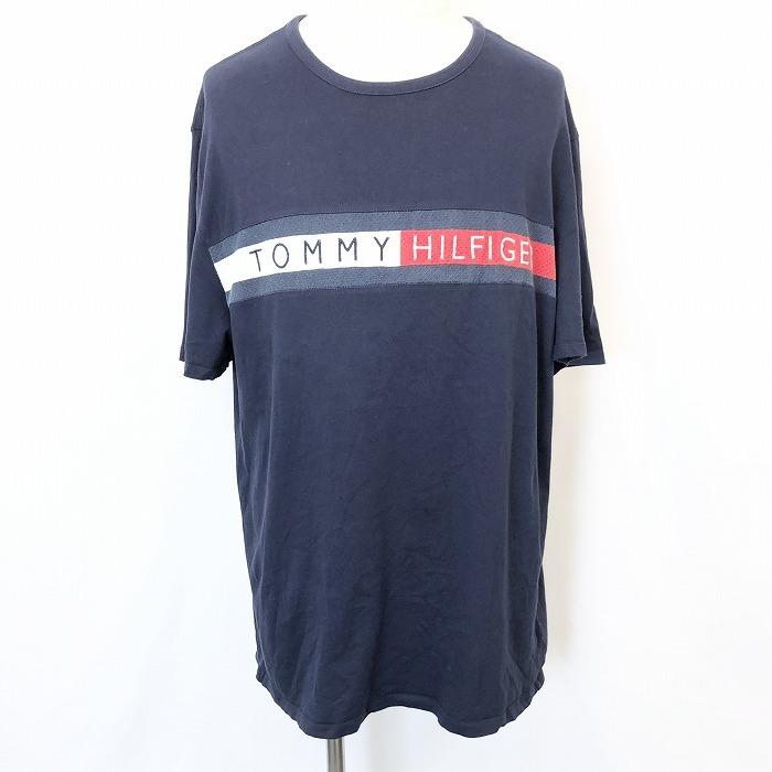 Tommy Hilfiger トミーヒルフィガー Xl メンズ 男性 Tシャツ カットソー ロゴ刺繍 切り返し生地 服 丸首 半袖 綿100 コットン ネイビー 紺 Ts03702 Undo Rowa ヤフー店 通販 Yahoo ショッピング