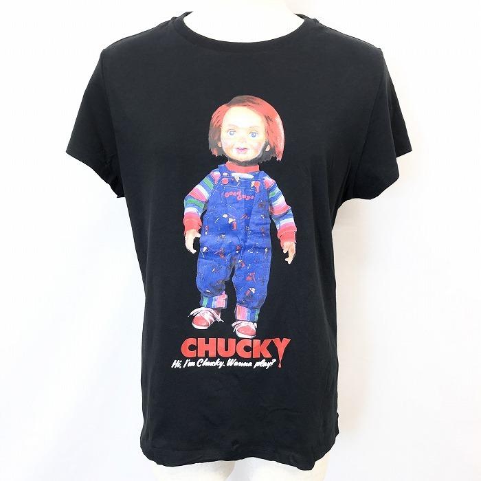 Ut Uniqlo Chucky ユニクロ チャッキー Xl レディース Tシャツ プリント 映画 チャイルドプレイ コラボ 丸首 半袖 綿100 ブラック 黒 Ts Undo Rowa ヤフー店 通販 Yahoo ショッピング