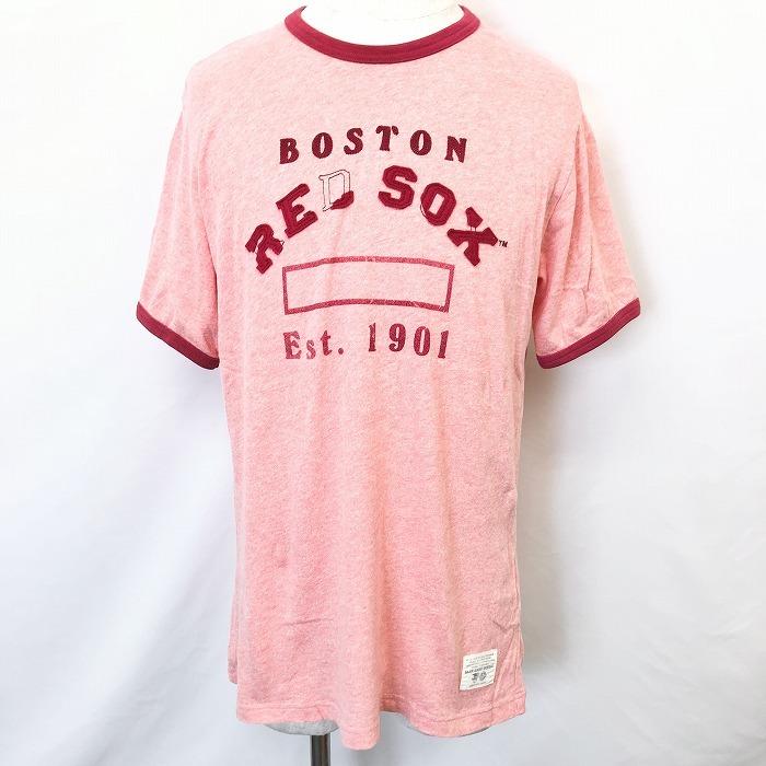 Uniqlo Mlb ユニクロ メジャーリーグベースボール L メンズ Tシャツ レッドソックス 丸首 半袖 綿100 ヘザーサーモンピンク Ts Undo Rowa ヤフー店 通販 Yahoo ショッピング
