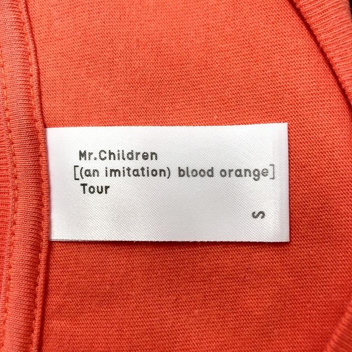 ミスターチルドレン Mr.Children [(an imitation) blood orange] Tour Tシャツ バンドT ライブ 音楽 半袖 綿100% S オレンジ メンズ｜undo-rowa｜04