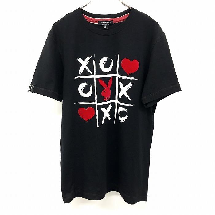 PLAYBOY プレイボーイ Tシャツ カットソー ストレッチ 〇