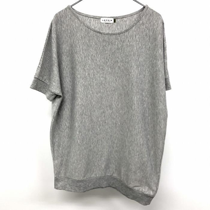 LEPSIM レプシィム Tシャツチュニック カットソー 裾と袖口に LEPSIM レプシィム Tシャツチュニック カットソー 裾と袖口に