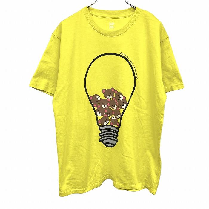 イエロー XL キャラクターTシャツ 7STARS DESIGN x BLOCKHEAD MOTORS 3周年Tシャツ／イエロー |