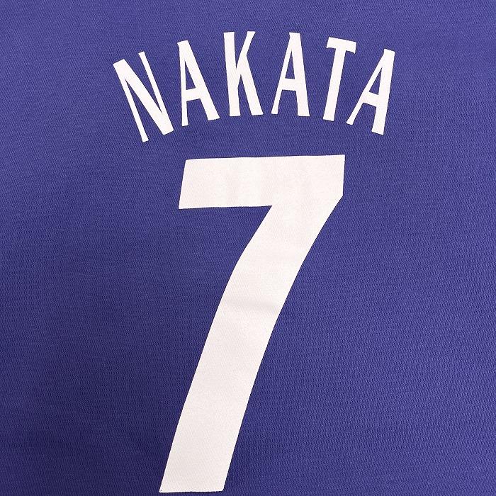 【新品タグ付】中田英寿 サッカー日本代表 JFA公式 sizeL 新品タグ付き】日本代表2002ホームユニフォーム 7番 中田英寿