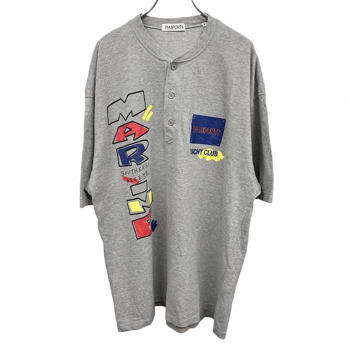 PIA SPORTS ヘンリーネックシャツ 　L PIA SPORTS ヘンリーネックシャツ L