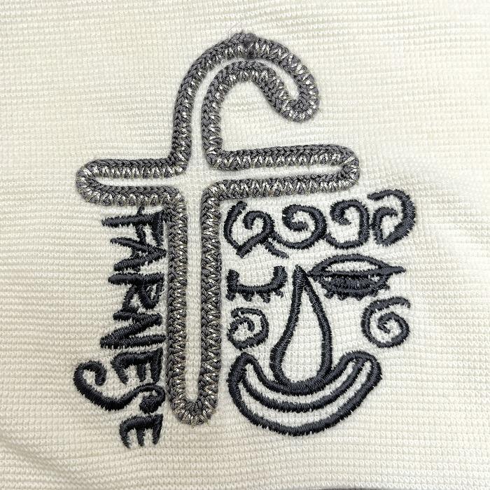 ファルネーゼ FARNESE Tシャツ 刺繍 プリント 切り返し生地 半袖