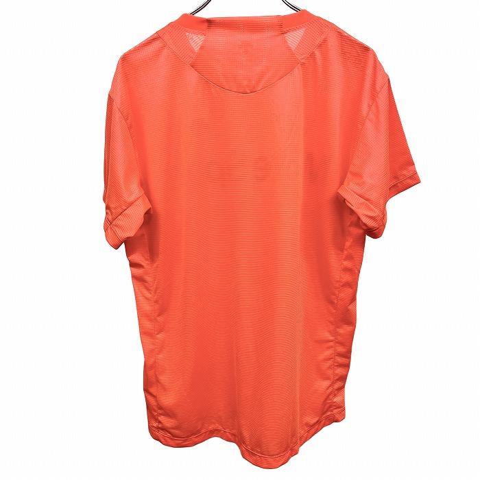 DESCENTE（デサント） メッシュTシャツ プリント 英字 ロゴ 半袖