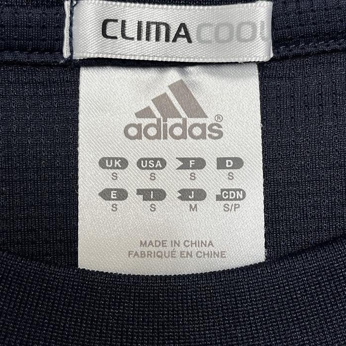 90番 メッシュシャツ 黒 紺 adidas アディダス メッシュTシャツ スポーツ ボーダー ラグラン