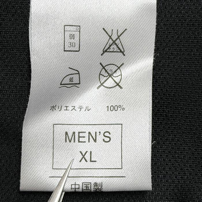 ナイキ タイガーウッズ NIKE TIGER WOODS ゴルフ 鹿の子Tシャツ モックネック 半袖 ロゴ刺繍 ポリ100% LL XL ブラック 黒 メンズ | NIKE | 05