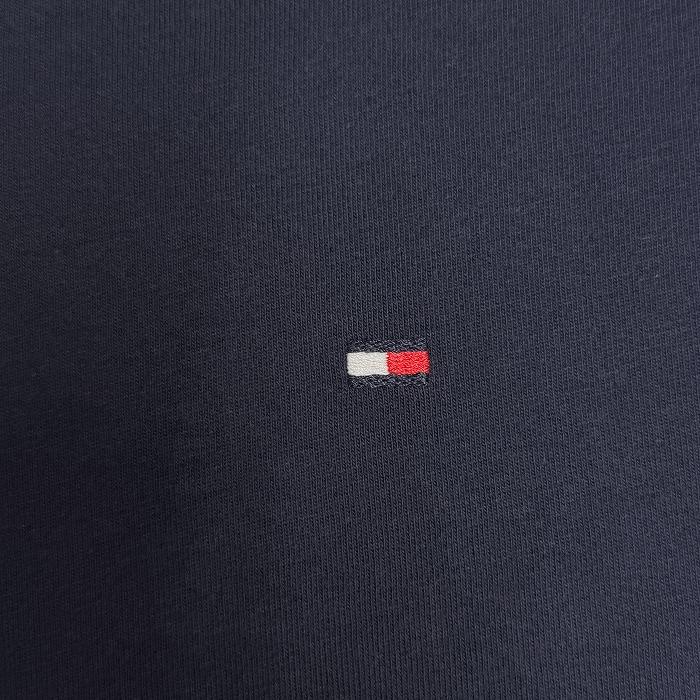 トミーヒルフィガー 【新品】TOMMY HILFIGER Tシャツ Vネック ロゴ刺繍 半袖 綿100% コットン XXL 2XL 3L ネイビー 紺×赤×白 メンズ | TOMMY HILFIGER | 02