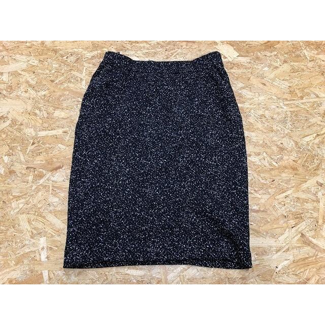 東京スタイル B ability サイズ38 レディース カットソー＆ミドル丈スカート 丸首 メランジ ウエストゴム セットアップ 黒×オフホワイト | TOKYO STYLIST THE ONE EDITION | 01