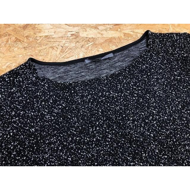 東京スタイル B ability サイズ38 レディース カットソー＆ミドル丈スカート 丸首 メランジ ウエストゴム セットアップ 黒×オフホワイト | TOKYO STYLIST THE ONE EDITION | 02