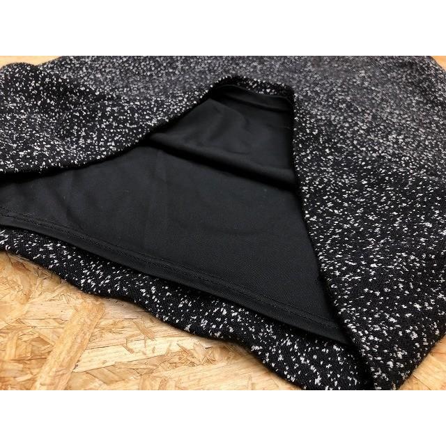 東京スタイル B ability サイズ38 レディース カットソー＆ミドル丈スカート 丸首 メランジ ウエストゴム セットアップ 黒×オフホワイト | TOKYO STYLIST THE ONE EDITION | 03