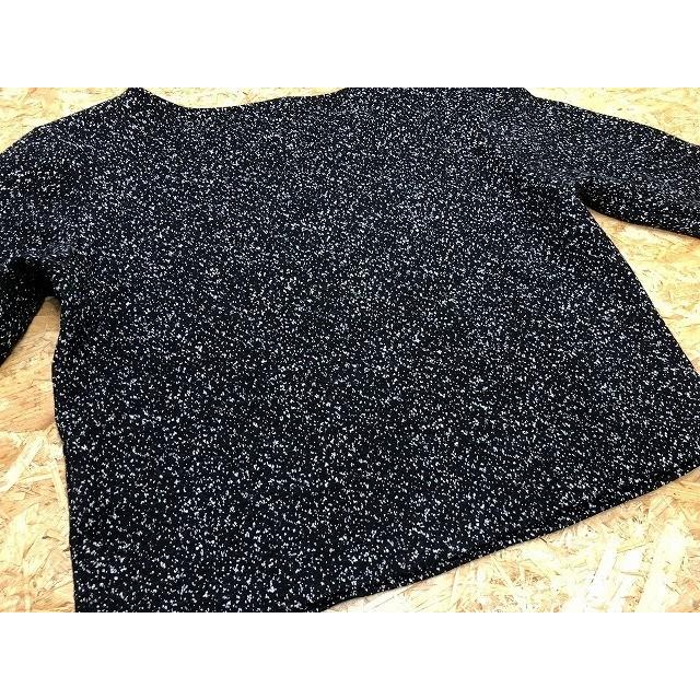 東京スタイル B ability サイズ38 レディース カットソー＆ミドル丈スカート 丸首 メランジ ウエストゴム セットアップ 黒×オフホワイト | TOKYO STYLIST THE ONE EDITION | 04