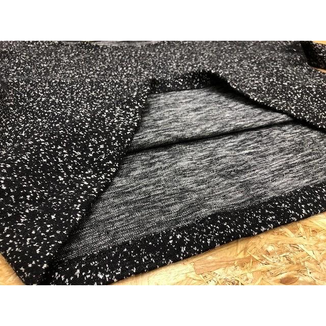 東京スタイル B ability サイズ38 レディース カットソー＆ミドル丈スカート 丸首 メランジ ウエストゴム セットアップ 黒×オフホワイト | TOKYO STYLIST THE ONE EDITION | 06