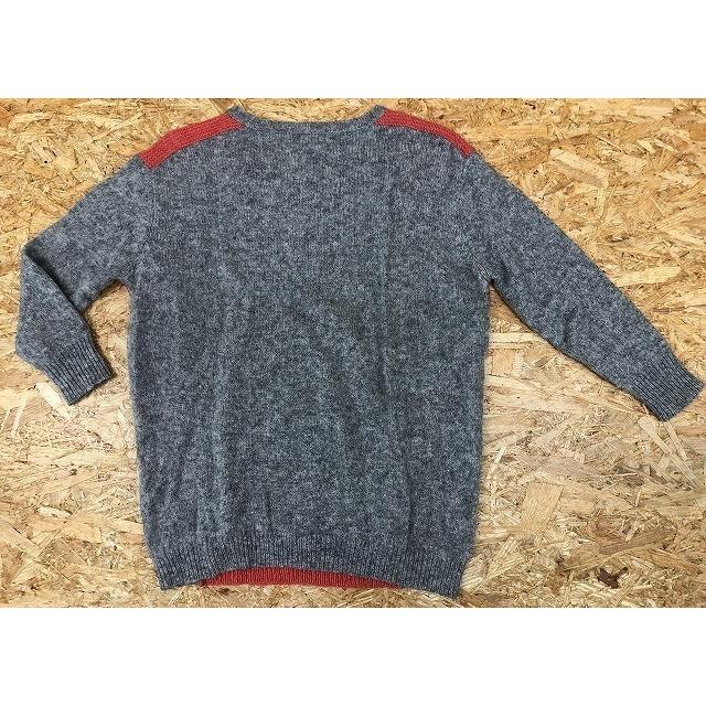 Niko And ニコアンド サイズ不明 メンズ メランジニット セーター 丸首 バイカラー 半端袖 ウール100 グレー サーモンピンク Wl Undo Rowa ヤフー店 通販 Yahoo ショッピング