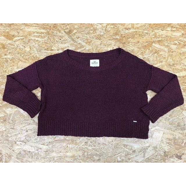 Hollister ホリスター HOLLISTER ローゲージニット セーター 丸首 ワン