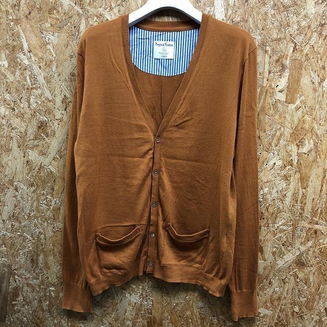 United Arrows Beauty Youth L メンズ 薄手 ハイゲージニット カーディガン シェルボタン 無地 長袖 綿100 キャメルブラウン Wl Undo Rowa ヤフー店 通販 Yahoo ショッピング