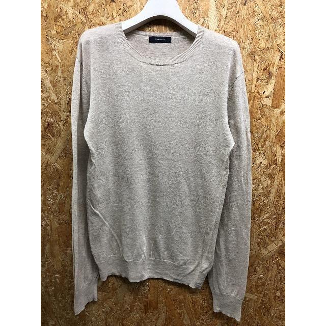 Rageblue レイジブルー Mサイズ メンズ 薄手 ハイゲージニット セーター 丸首 シンプル 無地 クルーネック 長袖 麻 綿 ナチュラルカラー Wl Undo Rowa ヤフー店 通販 Yahoo ショッピング