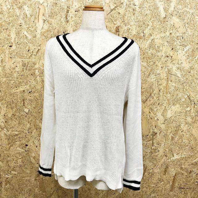 ユニクロ UNIQLO チルデンニット セーター Vネック ラグラン ユニクロ UNIQLO チルデンニット セーター Vネック ラグラン