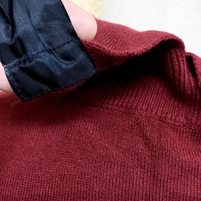 Tyty Co ティティーアンドコー F レディース ニット セーター タートルネック ネックにリボン 裾にリブ 長袖 ボルドー レッド 赤系 Wl Undo Rowa ヤフー店 通販 Yahoo ショッピング
