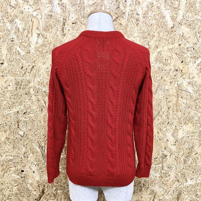 Beauty Youth United Arrows S メンズ ケーブルニット カーディガン ボタン留め 丸首 ラグランスリーブ 長袖 アクリル 麻 レッド 赤 Wl013 Undo Rowa ヤフー店 通販 Yahoo ショッピング