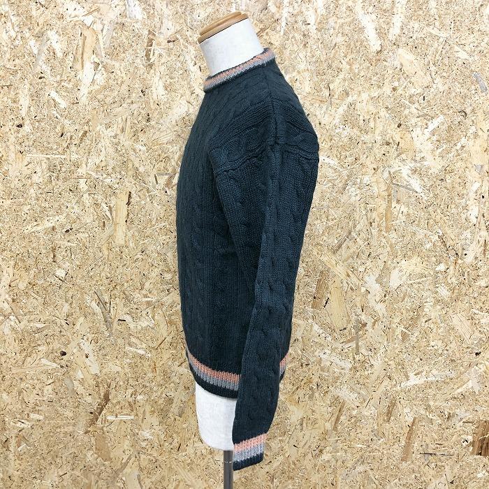 【新品】gim ダークブルー　コットンセーターMサイズ　メンズ 新品】gim ダークブルーコットンセーターMサイズメンズ