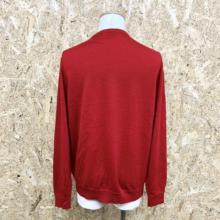 Uniqlo ユニクロ Xl メンズ 薄手 ニット セーター 丸首 クル ネック 無地 長袖 ロングスリーブ ウール100 毛100 レッド 赤 Wl059 Undo Rowa ヤフー店 通販 Yahoo ショッピング