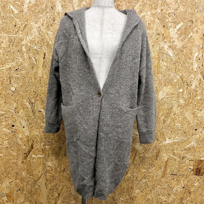 ENFOLD エンフォルド ウール混ラインステッチカーディガン ニット