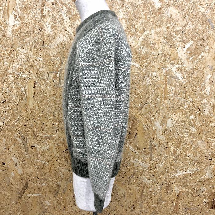 G STAFF ニット セーター プルオーバー ケーブル 丸首 長袖 ウール