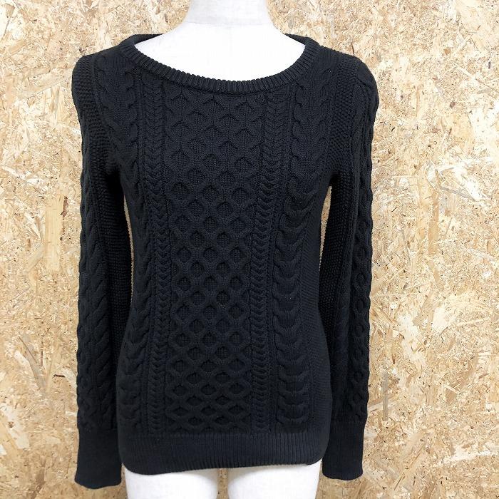 当日発送フォロー割90’s old GAP コットンニット　ブラック　XL 90's OLD GAP Vネック コットンニット “BLACK” - used&vintage