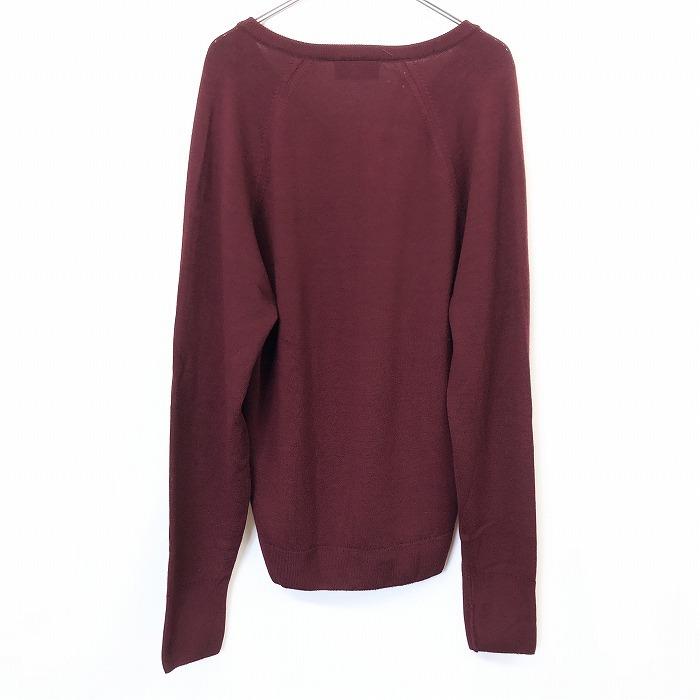 Mcritchie Of Edinburgh ニット セーター 刺繍 Vネック ラグラン 長袖