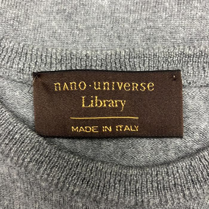 ナノユニバース ライブラリー nano・universe LIBRARY ニット セーター