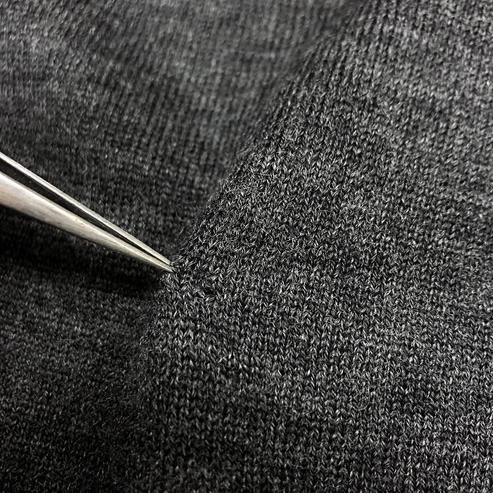 niko and ... ニコアンド 4 レディース 薄手 プルオーバー ニットチュニック ロング丈 セーター 長袖 ウール100% ヘザーチャコールグレー | niko and… | 03