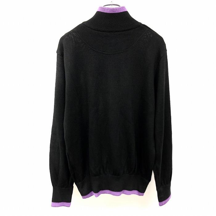 PGA TOUR ジップアップ ニットジャケット カーディガン ハーリキン