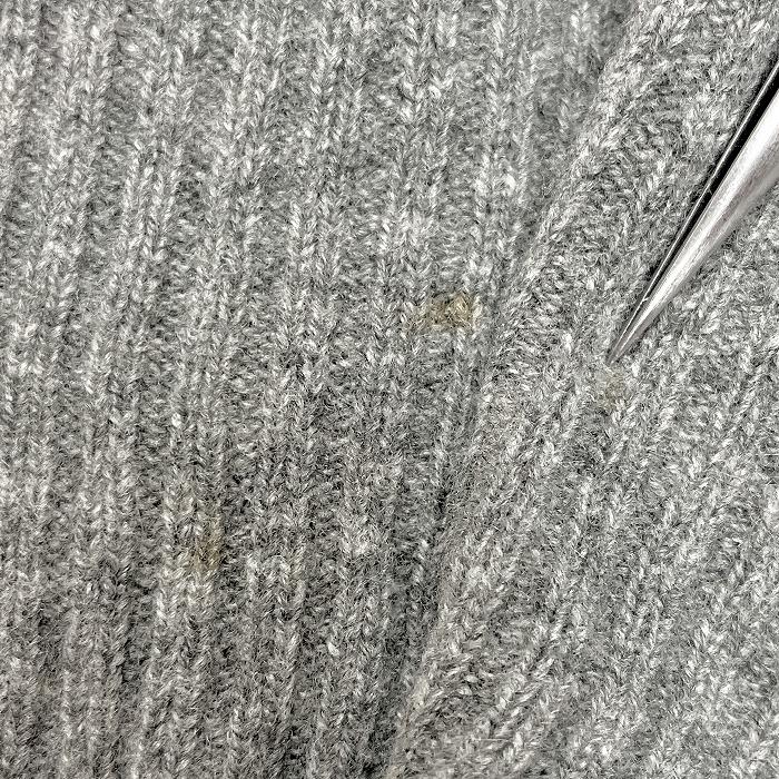 BEAUTY＆YOUTH UNITED ARROWS ニットワンピース ニットチュニック 裏地無し 無地 スリムフィット 長袖 ウール100% 杢グレー レディース | BEAUTY＆YOUTH UNITED ARROWS | 02