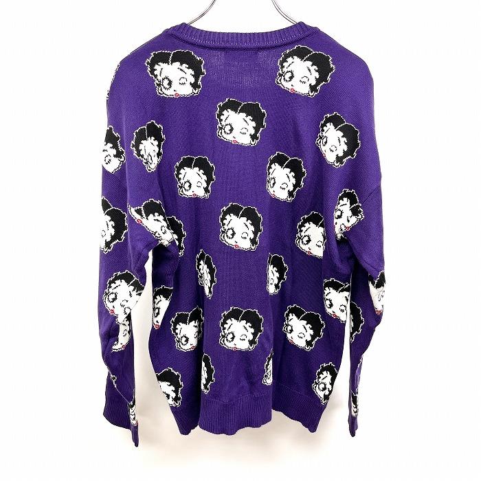 BETTY BOOP ベティーブープ ハイゲージニット セーター ベティちゃん柄 