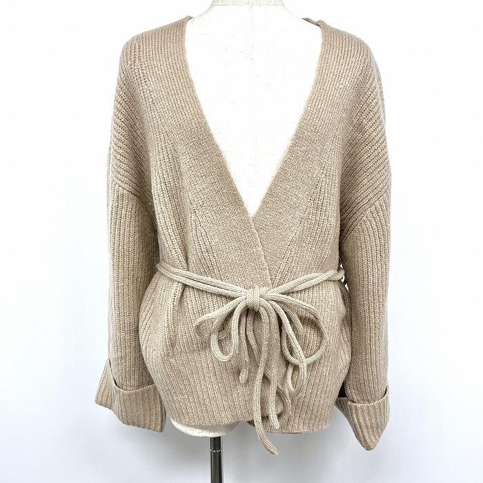 one way ワンウェイ 【新品】one ウールライクリブニット ガウン 