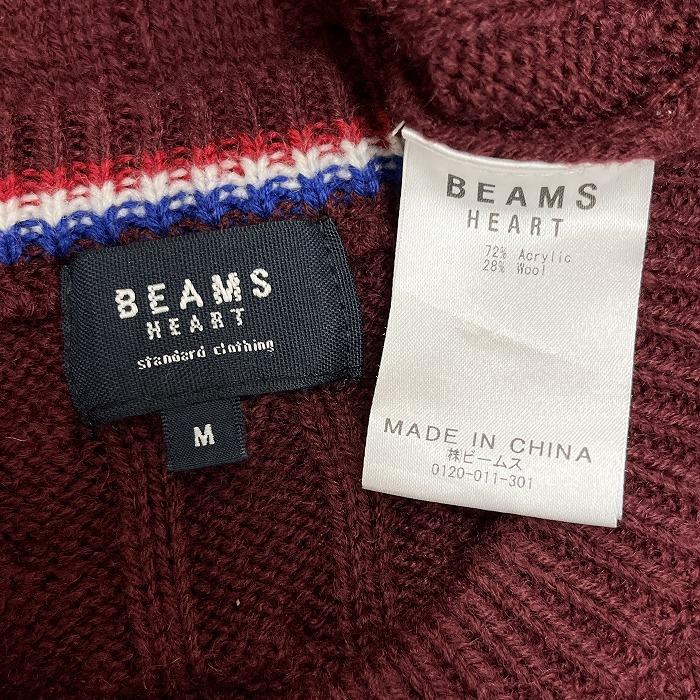 BEAMS HEART（ビームス ハート） ケーブルニット セーター 長袖 丸首