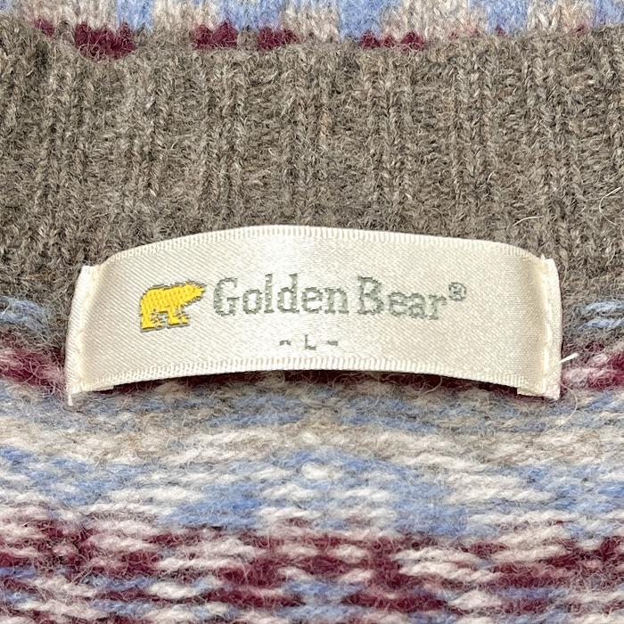 Golden Bear（ゴールデンベア） ニット カーディガン 長袖 フェア