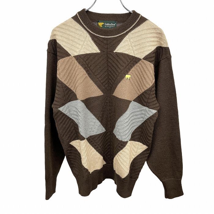 Golden Bear（ゴールデンベア） ウールカットソー セーター ジャカード